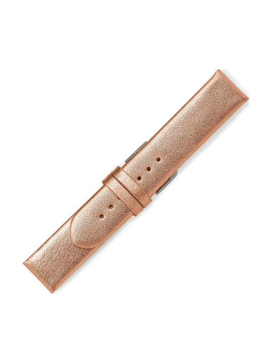 KOSTELO Δερμάτινο Λουράκι Ροζ Χρυσό 18mm KOSTELO Δερμάτινο Λουράκι Ροζ Χρυσό 18mm