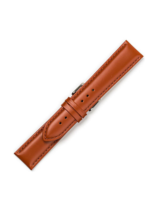 Lederriemen Tabac Braun 20mm