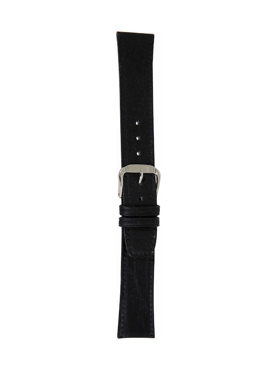 Leather Strap Black 18mm