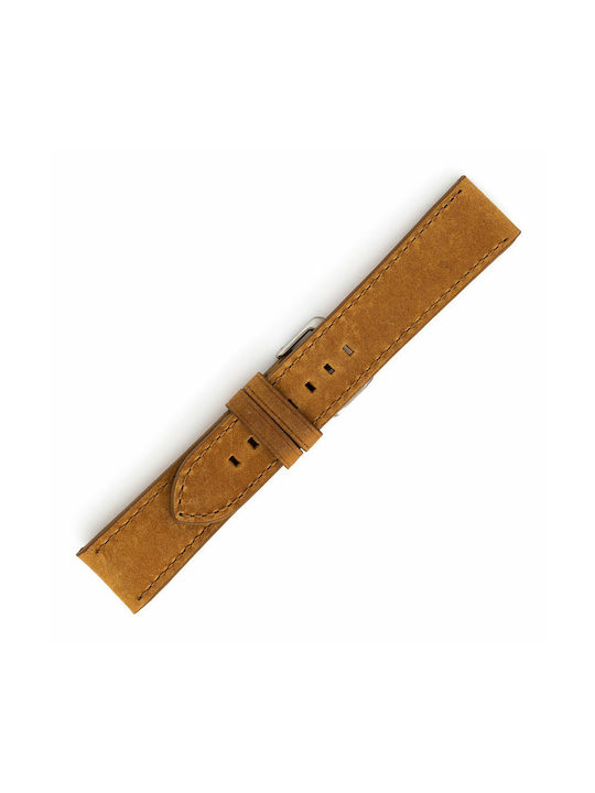 Leather Strap Tabac Brown 20mm