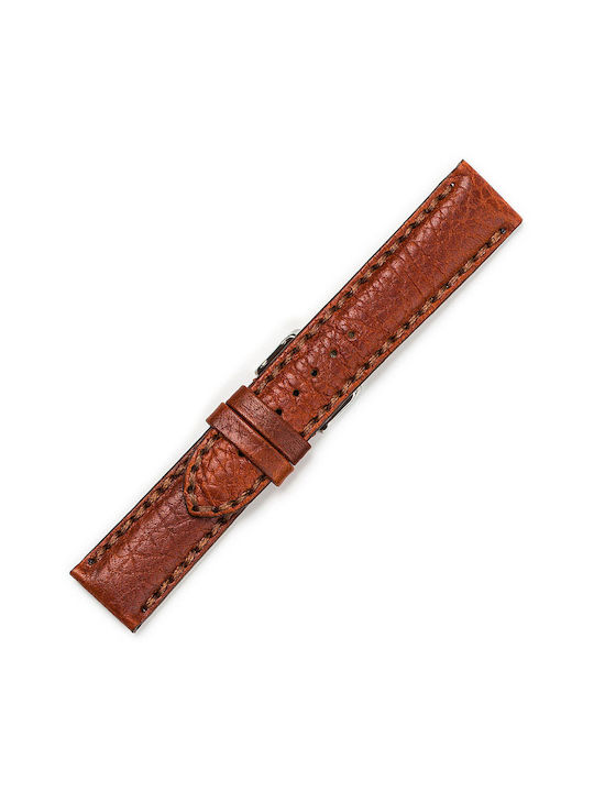 Leather Strap Brown 18mm