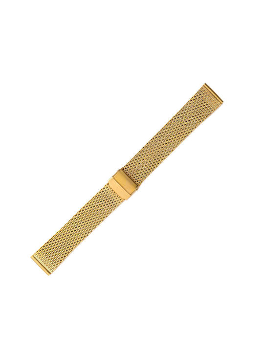 Metallic Bracelet Gold 22mm