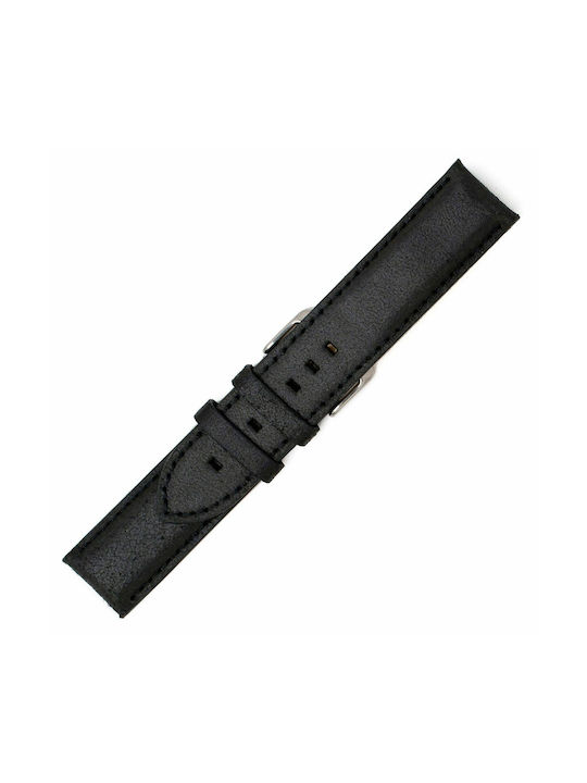 Leather Strap Black 20mm