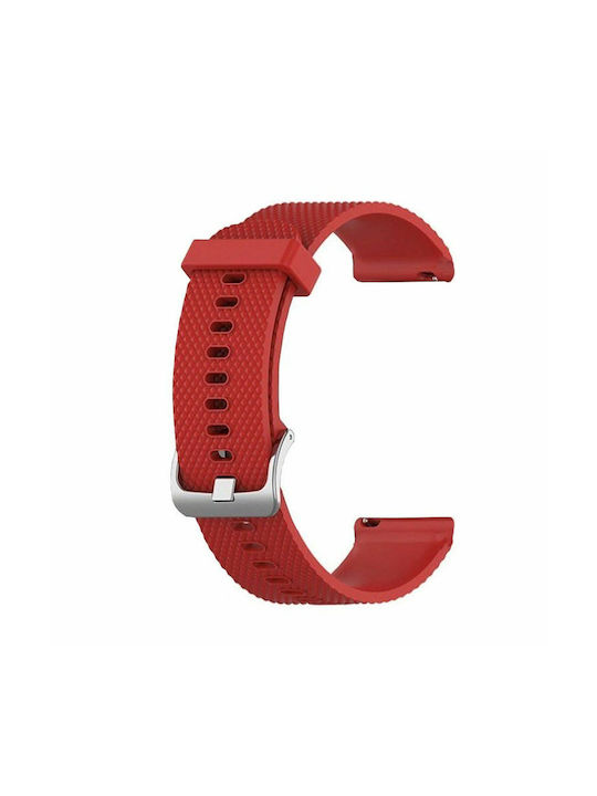 Smartwatch Gummi-Armband Rot 18mm