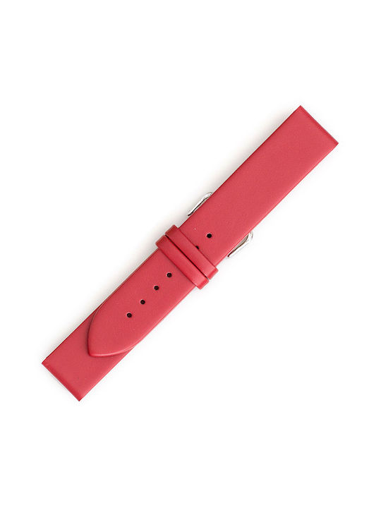 Leather Strap Red 16mm