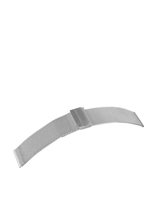 New Era Μεταλλικό Μπρασελέ Ασημί 24mm