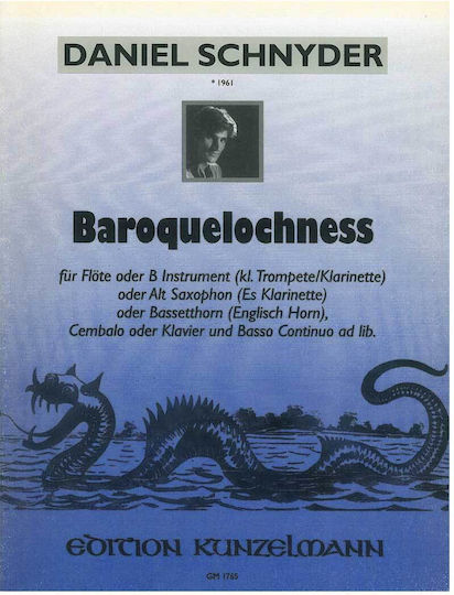 Edition Kunzelmann Schnyder Baroquelochness Flute Παρτιτούρα για Πνευστά