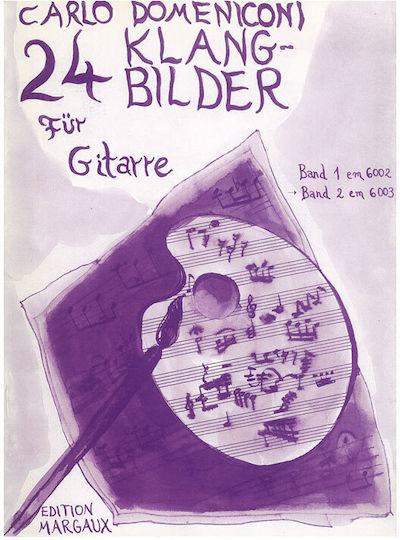 Editions Margaux Domeniconi 24 Klangbilder Band 2 Παρτιτούρα για Κιθάρα