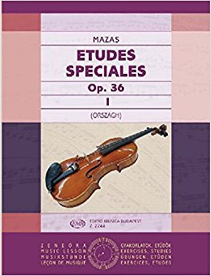 Editio Musica Budapest Etudes Sheet Music for Violin / String Instruments