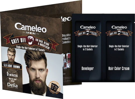 Cameleo Men Haarfärbemittel Kein Ammoniak Nr 5 0 Hellbraun 30ml