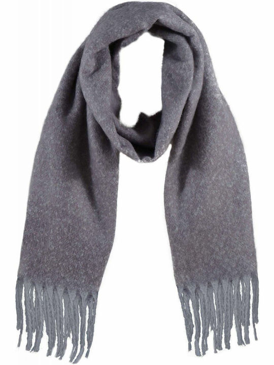 Women's Wool Scarf Gray