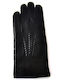 Schwarz Leder Handschuhe