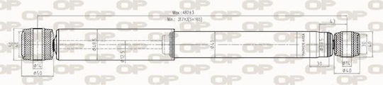 Open Parts Αμορτισέρ 1τμχ για Opel Vivaro Nissan Primastar