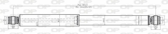 Open Parts Сет амортисьори 1бр за Fiat 500 Mini Кабрио
