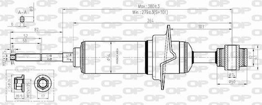 Open Parts Αμορτισέρ 1τμχ για Nissan Pathfinder