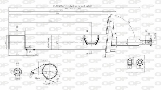 Open Parts Абсорбатор На Удари 1 Брой