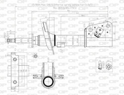 Open Parts Set Stoßdämpfer 1Stück für Renault Laguna