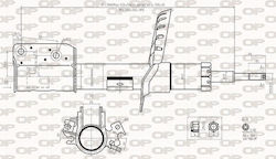 Open Parts Αμορτισέρ 1τμχ