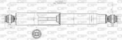 Open Parts Set Stoßdämpfer 1Stück für Opel Antara Chevrolet Captiva