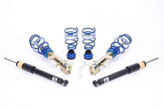 AP Σετ Αναρτήσεις Ρυθμιζόμενες 4τμχ για Opel Corsa Fiat Grande Punto / Punto Evo Alfa Romeo Mito