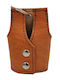 ByLeather Breloc Lucrat Manual Din Piele Negru