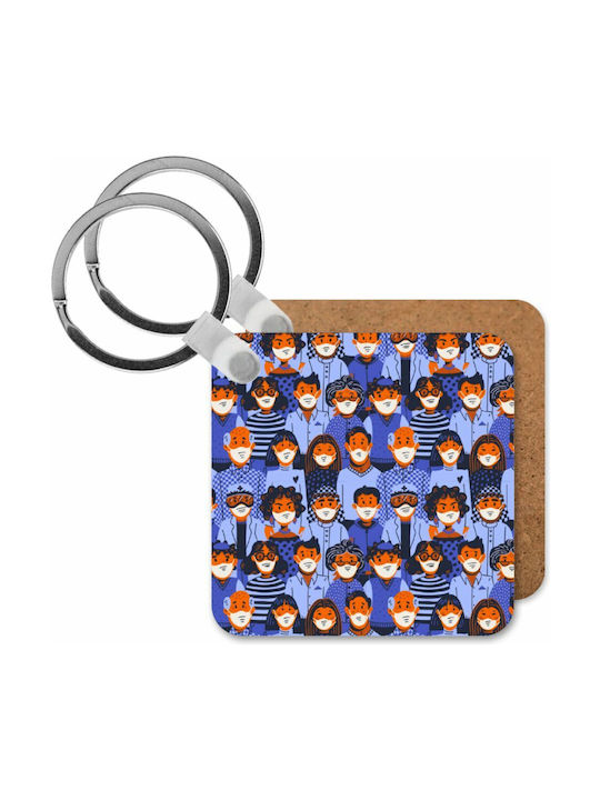 Keychain Portofel Lemn