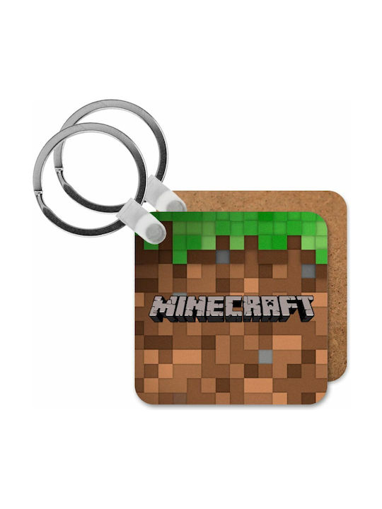 Schlüsselanhänger Brieftasche Minecraft Dirt Hölzernes