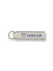 Keychain Dacia Leather White