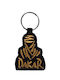Fabric Keychain Gold