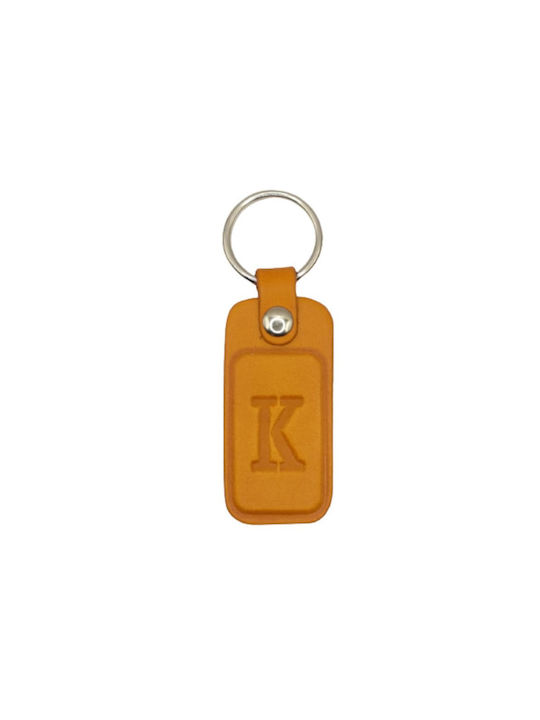 Handmade Keychain Leather Monogram