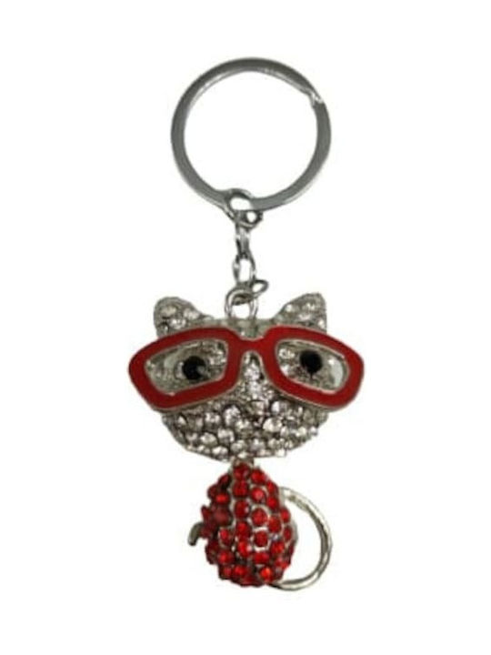 Keychain Metallic Red