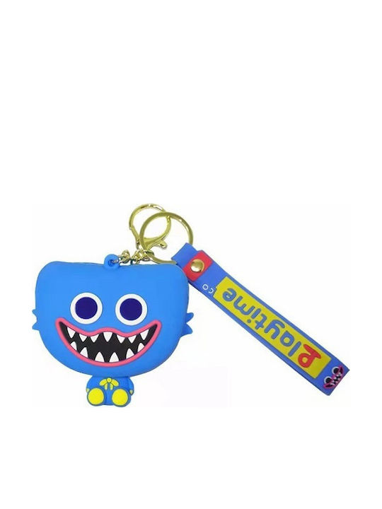 Schlüsselanhänger Huggy Wuggy Kunststoff Blau