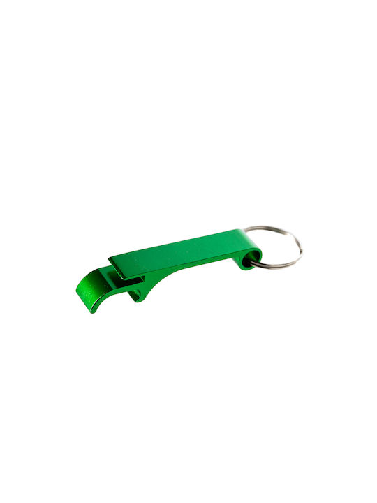 Keychain Opener Metallic Green