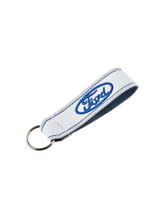 Keychain Tesatura Alb