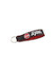 Keychain Fabric Red