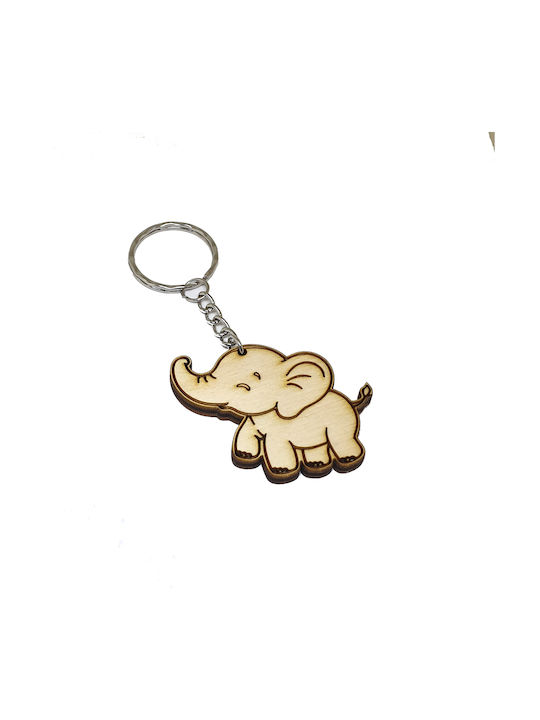 Woodseason Keychain Lemn Gri