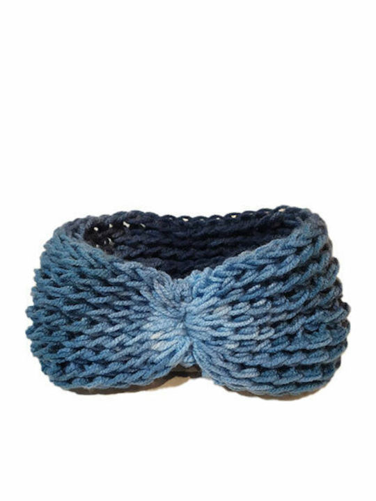 Γυναικείο Headband Πλεκτό σε Μπλε χρώμα