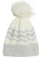 Knitted Beanie Cap White