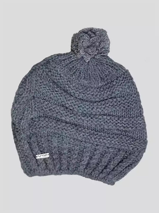 Knitted Beanie Cap Gray