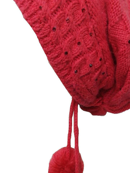 Knitted Beanie Cap Orange