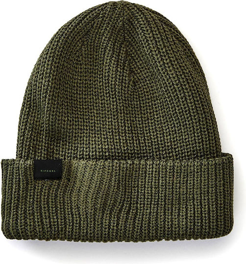 Ribbed Beanie Cap Khaki