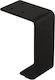 Roline Metallic Furniture Foot 7x4.5x10cm Black NO203