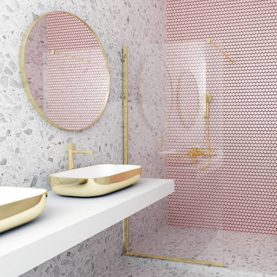 Orabella Serena Shower Screen for Shower with Sliding Door 60x185cm Clear Glass Oro