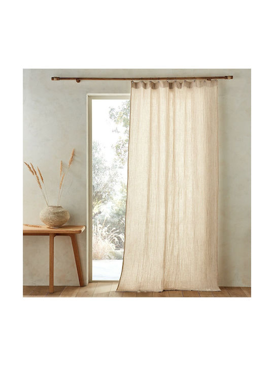 Am.Pm Vorhang mit Bleistiftfalten Beige 350229963_25267_44 140x220cm