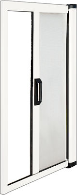 Maurer Moskitonetz Tür Schieben Weiß aus Fiberglas 250x160cm 50447