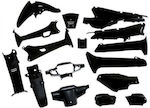 Supra Motorrad Kunststoff-Set Schwarz