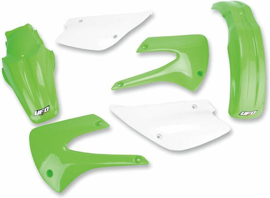 UFO Σετ Πλαστικά Μοτοσυκλέτας για Kawasaki KX Πολύχρωμο