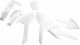 UFO Motorcycle Plastic Set for Husqvarna FC 450 / FC 350 for Keeway Easy White