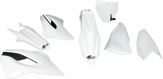 UFO Motorcycle Plastic Set for Husqvarna FC 450 / FC 350 for Keeway Easy White 1pcs