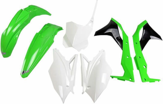 UFO Motorcycle Plastic Set for Kawasaki KX Multicolour 1pcs